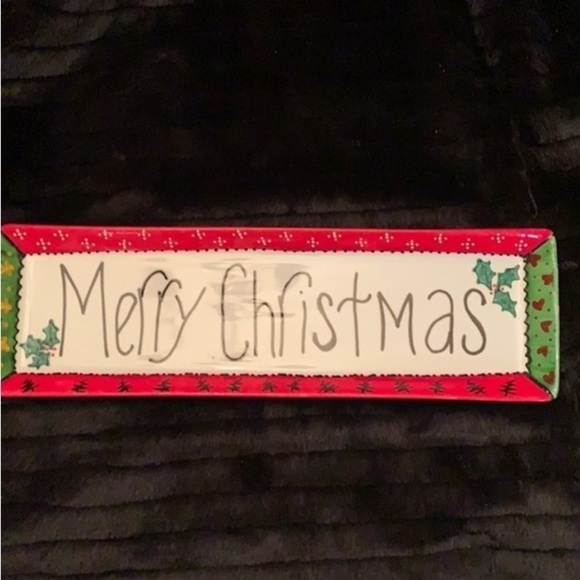 UNION PACIFIC HOLIDAY DISH SIGNED RTL 2007 "Merry Christmas" Rectangular - Picture 6 of 6